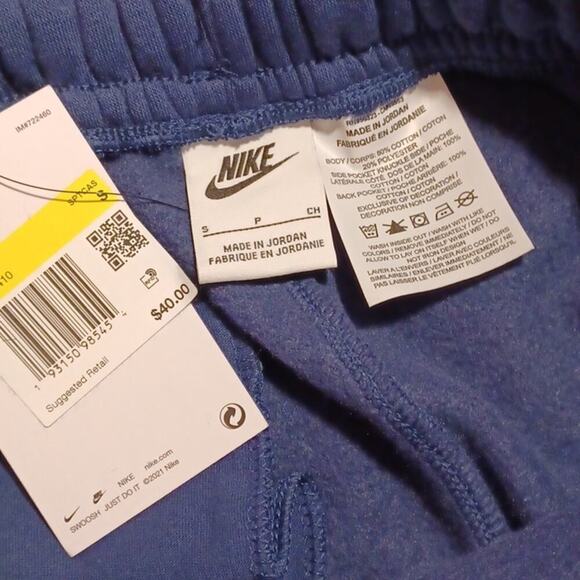 Nike Sweat Shorts Navy Blue (NEW WITH TAGS) sz: SMALL - Picture 5 of 6